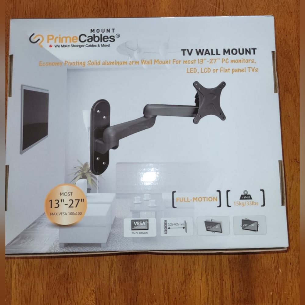 Black Ergonomic Monitor Arm with VESA Mount and Desk Clamp